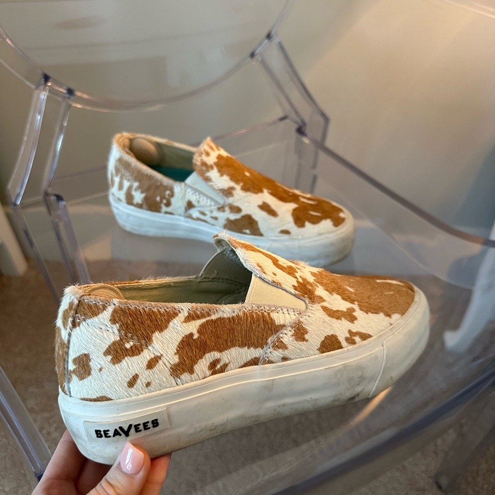 SeaVees Women’s Cowhide Slip-On Sneakers
